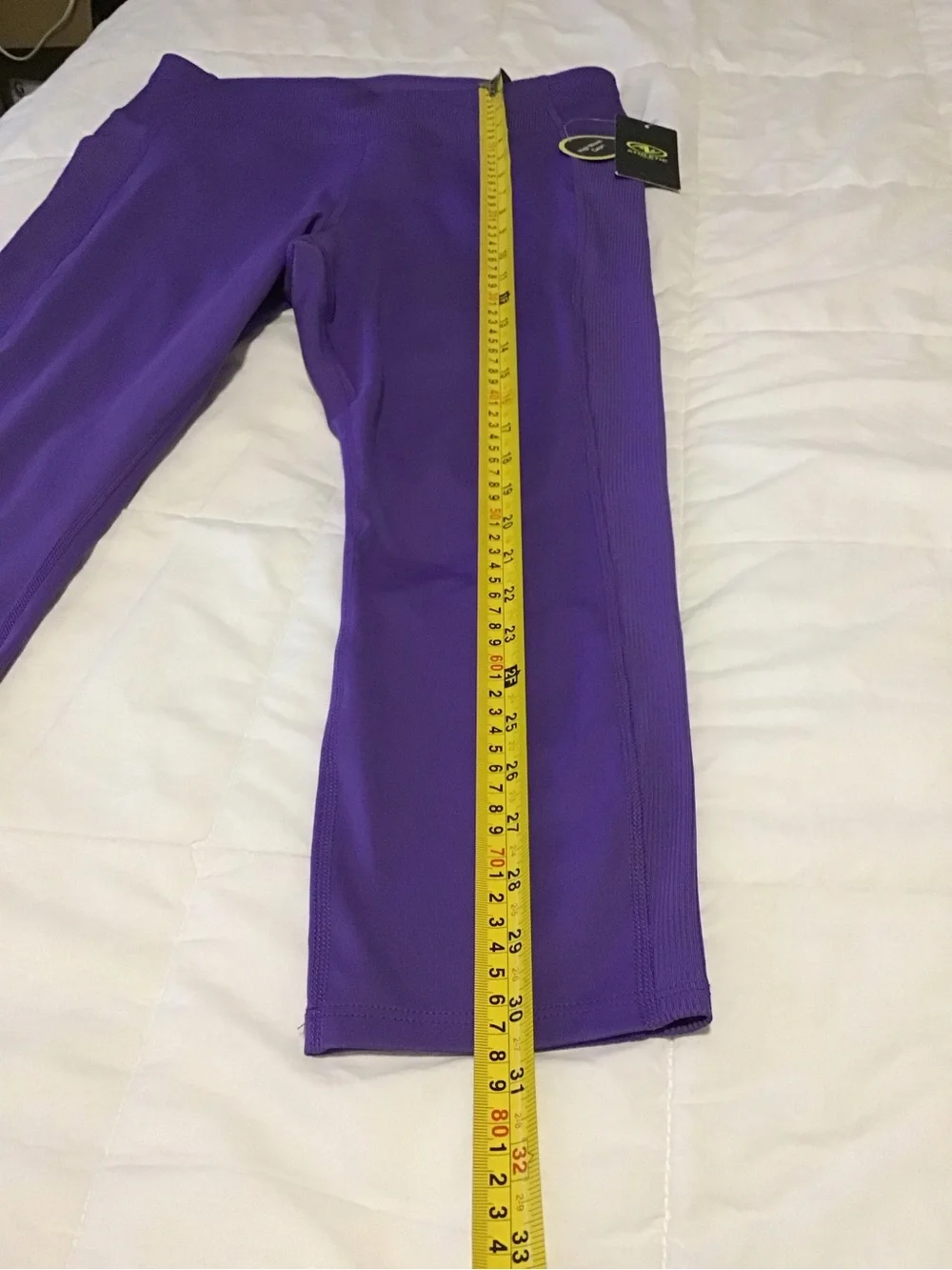 Athletic Works Purple Performance Leggings